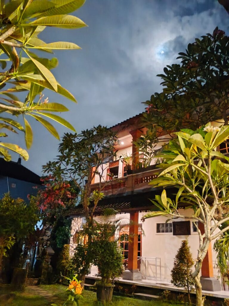 Kamar sederhana Damuh Guest House Ubud dengan fasilitas bersih dan nyaman untuk traveler hemat